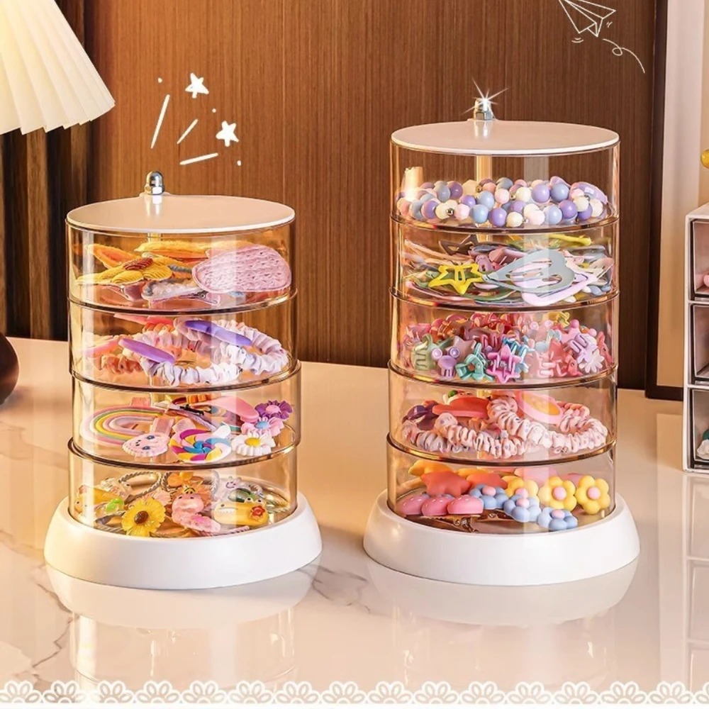 Desk Accessories - Organizador de Acessórios de Cabelo Transparente