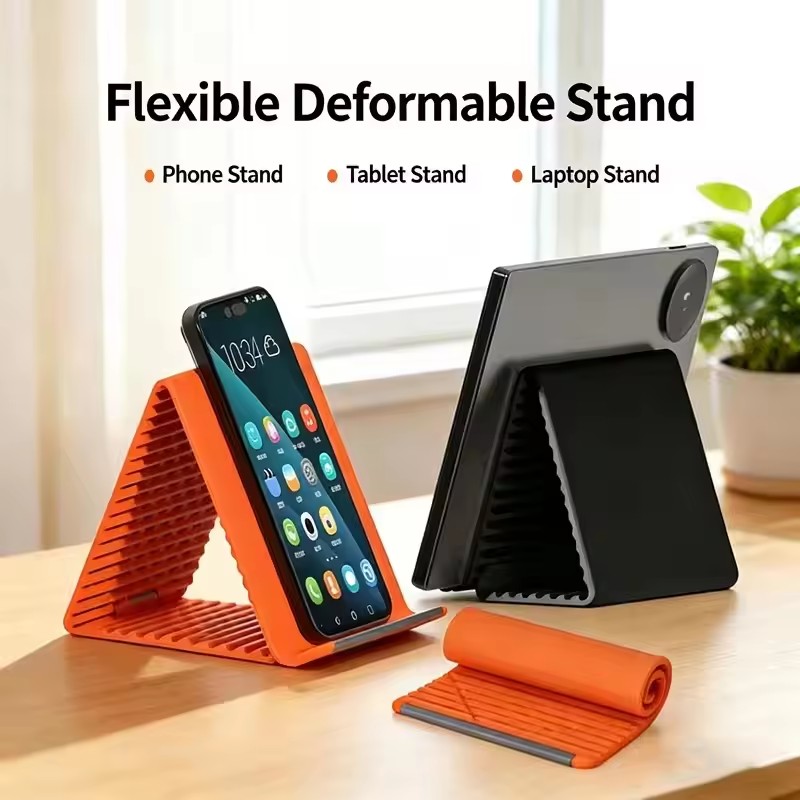 Desk Accessories - Suporte Portátil para Celular de Silicone,