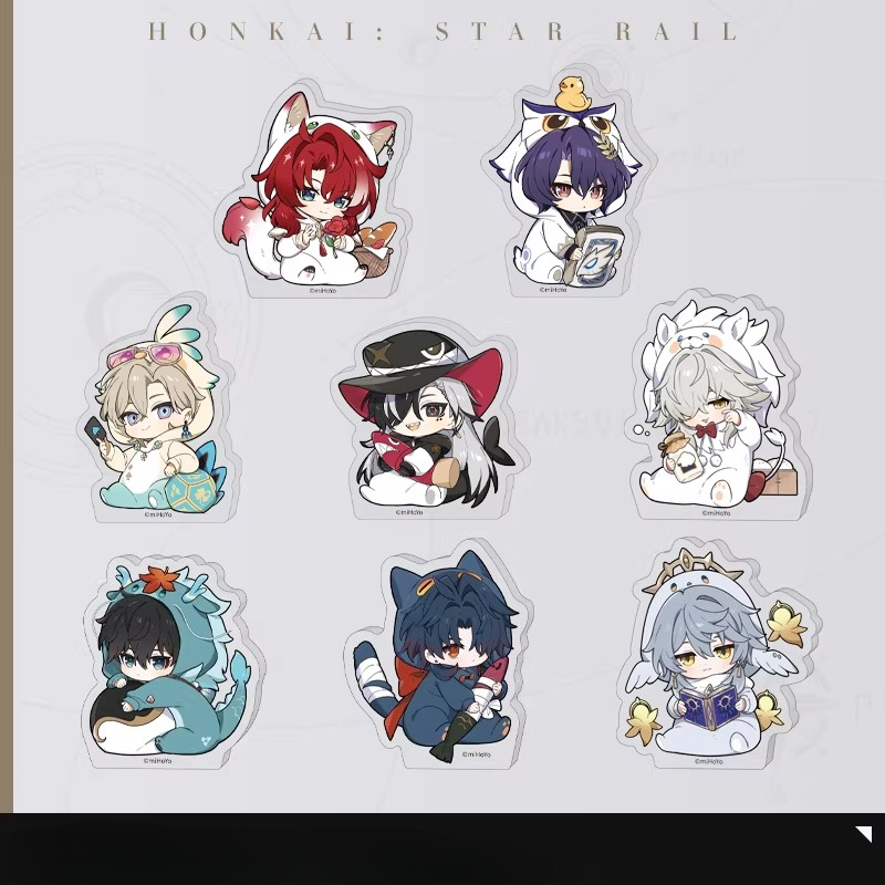 Desk Accessories - Suporte de Acrílico Mini Honkai Star