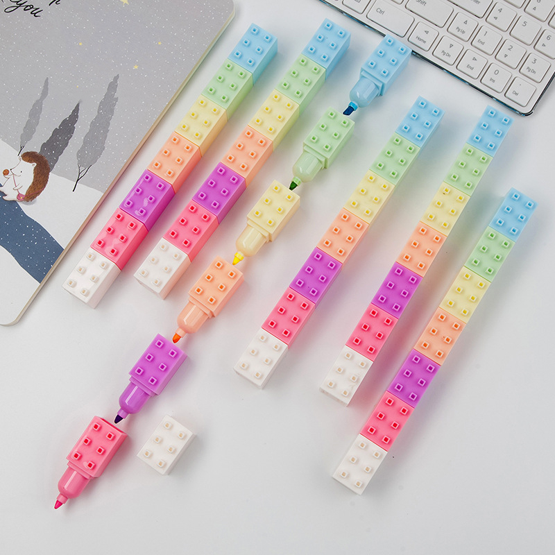 Pastel Highlighter Set Double Ended - Pastel Cor Body Building Block Highlighter