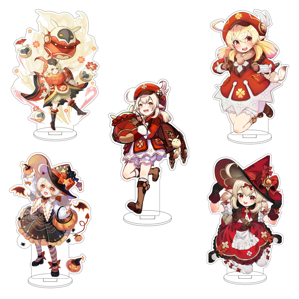 Desk Accessories - Figuras Acrílicas de Anime Genshin Impact