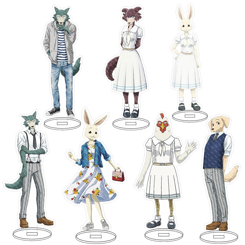 Desk Accessories - Figura Acrílica de Anime BEASTARS Legoshi
