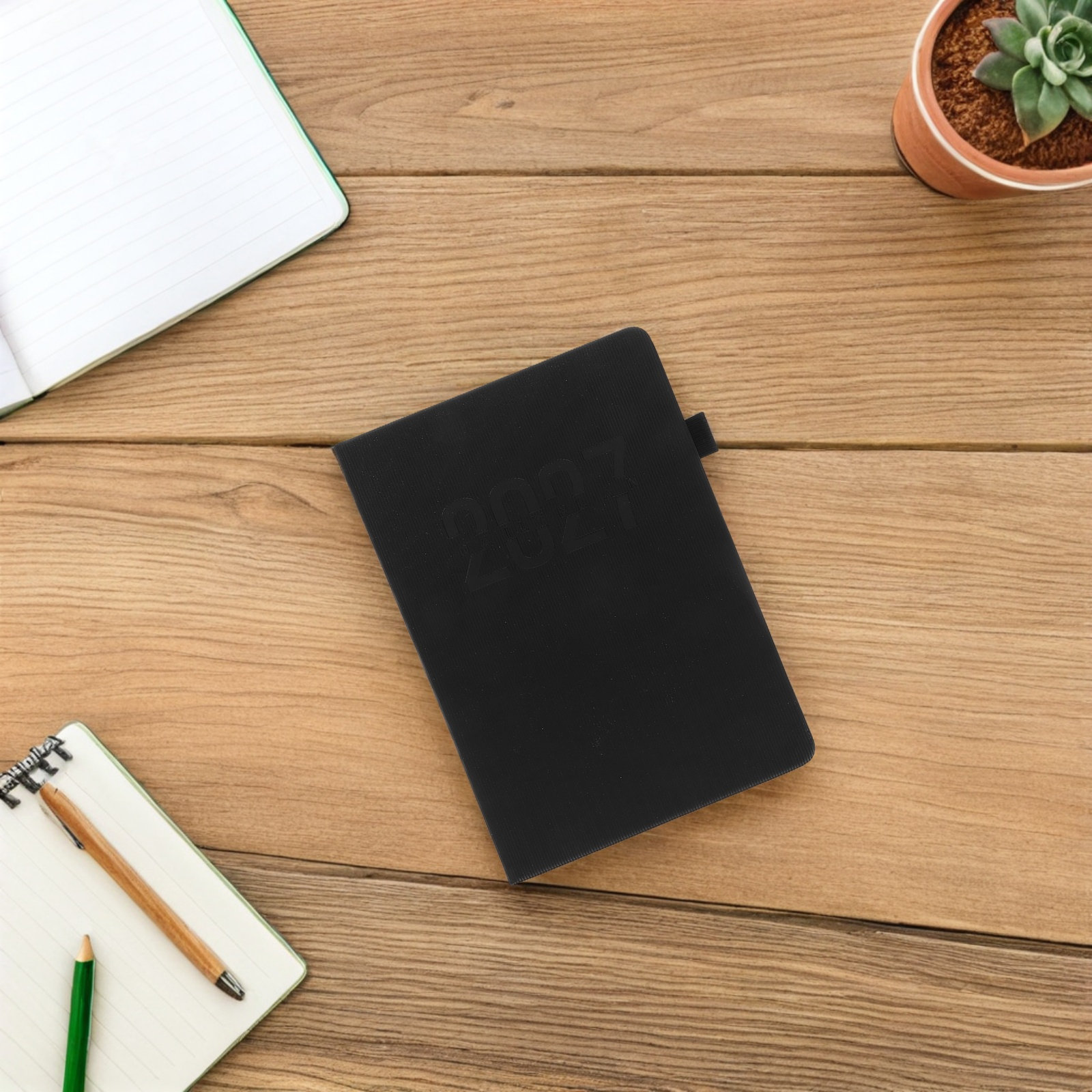 Spiral Bound Grid Notebook A5 - Caderno Planejador Semanal A5 de 120