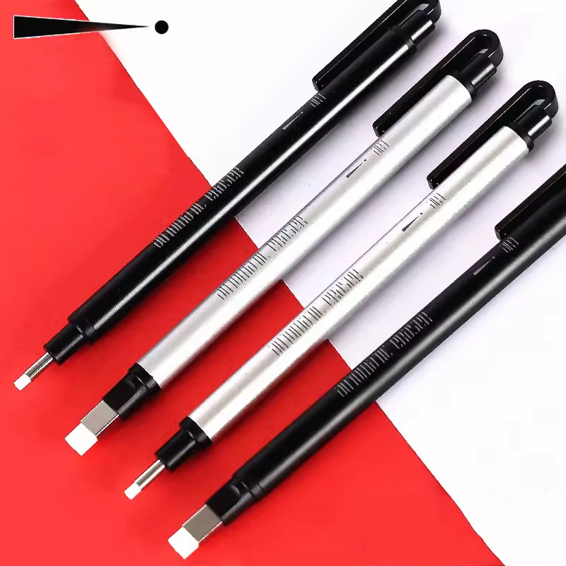 Retractable Eraser Pen Click - Caneta de borracha mecânica retrátil clique
