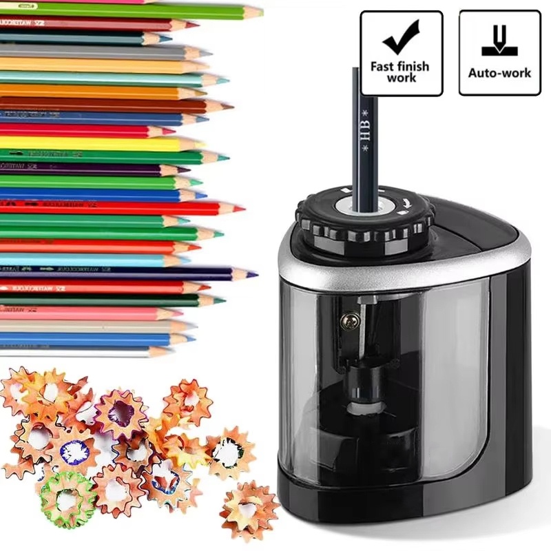 Electric Pencil Sharpener Usb - Afiador elétrico portátil, afiador automático de