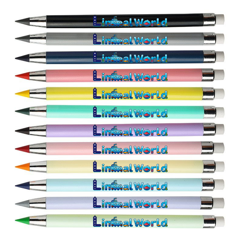 Writing Tools - 12 peças de lápis eternos coloridos