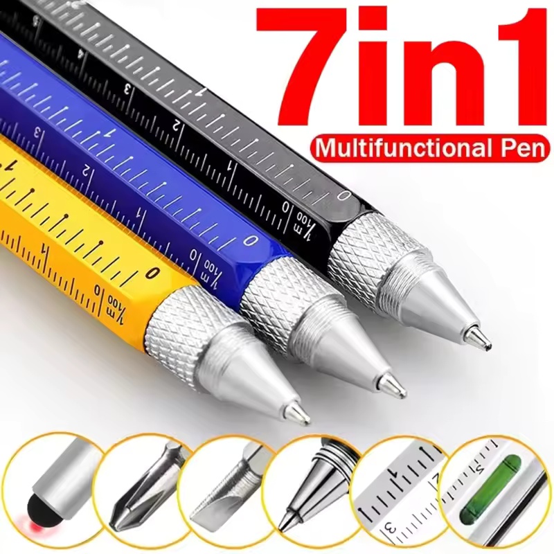 Caneta Multifuncional 7 em 1 c - Writing Tools avaliação e preço