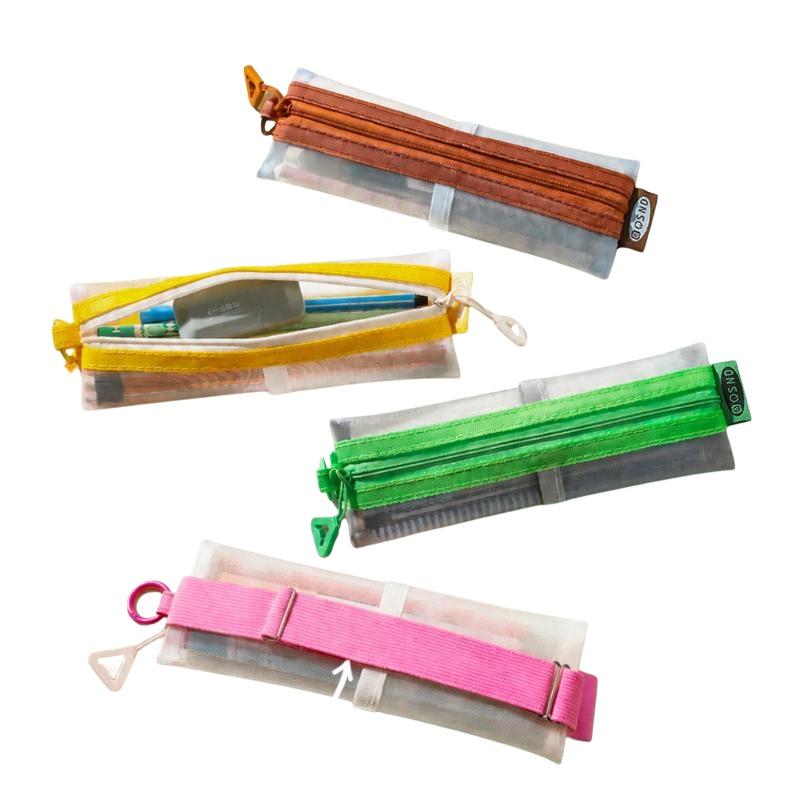 Estojo de Lápis Transparente e - Clear Mesh Pencil Pouch For Exam avaliação e preço