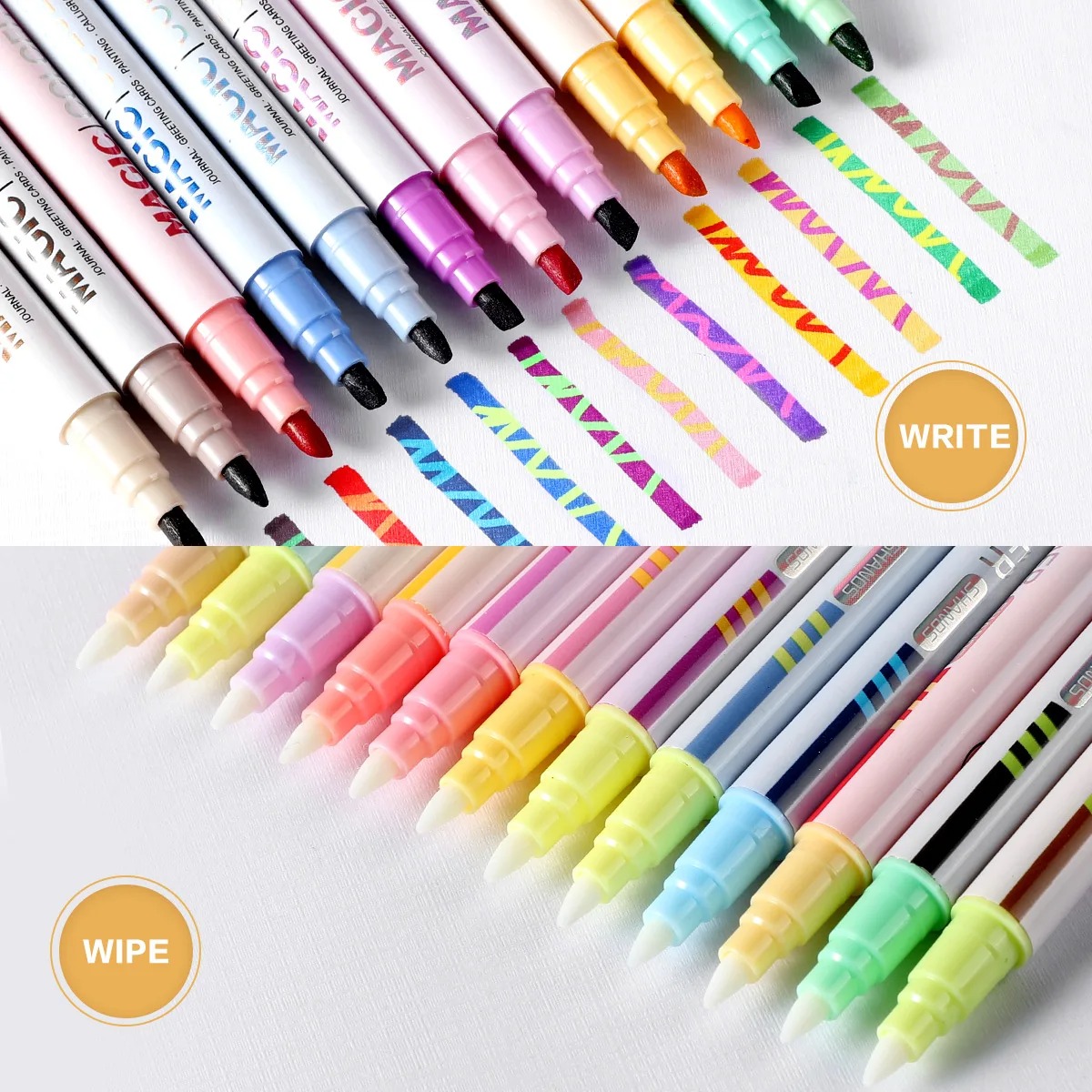 Conjunto de 12 Canetas Marcado - Pastel Highlighter Set Double Ended avaliação e preço