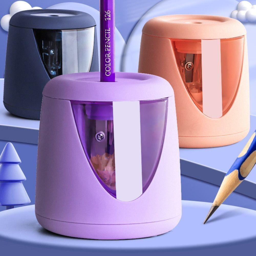 com Adesivo Decorativo, Alimen - Electric Pencil Sharpener Usb avaliação e preço