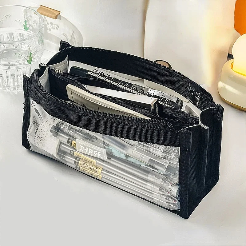 Bolsa de lápis de grande capac - Aesthetic Large Pencil Case Pouch avaliação e preço