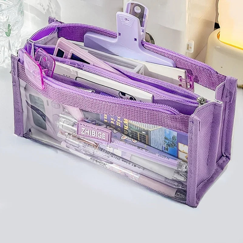 Bolsa de lápis de grande capac - Aesthetic Large Pencil Case Pouch avaliação e preço