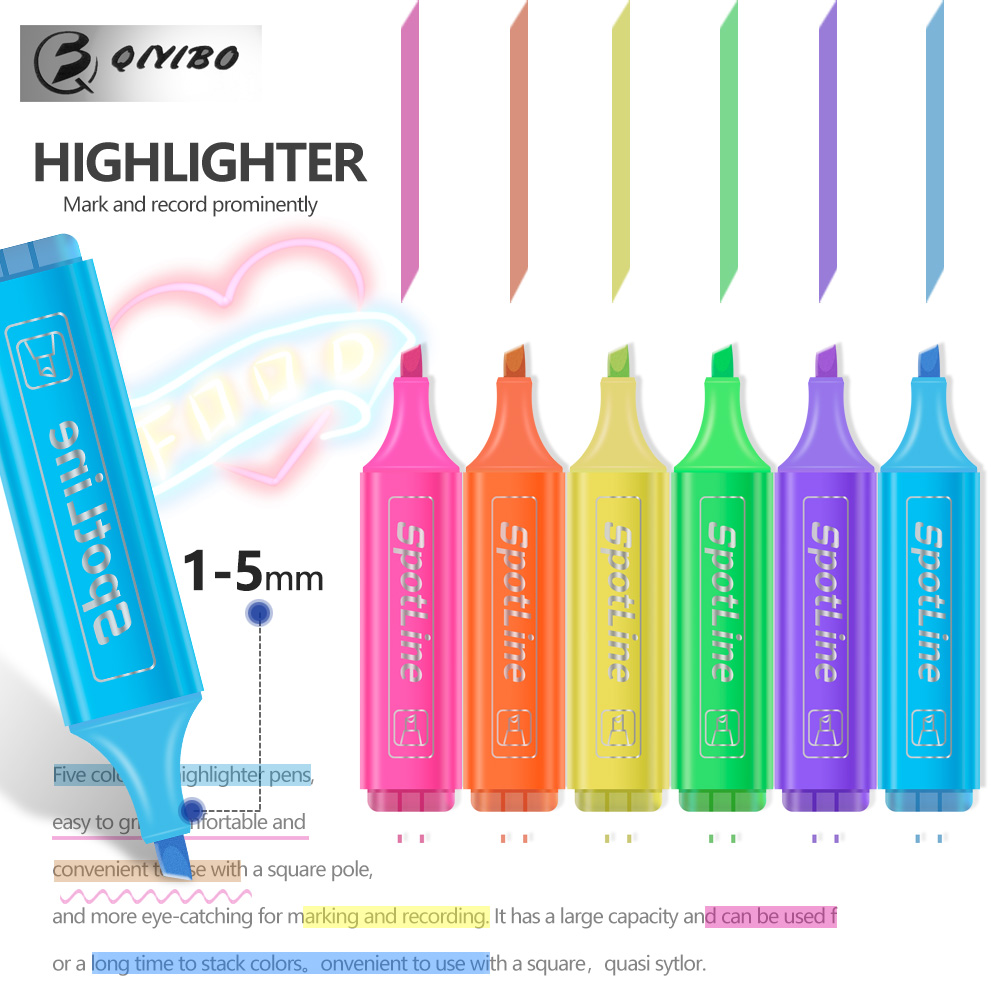 4/6 Pçs/set Pastel Plano Única - Pastel Highlighter Set Double Ended avaliação e preço