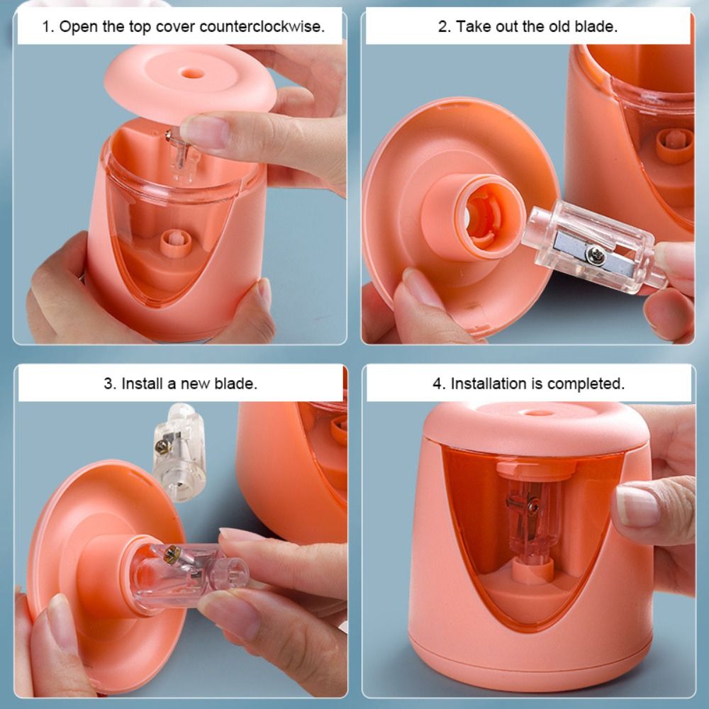 Material Escolar, Lápis Elétri - Electric Pencil Sharpener Usb avaliação e preço
