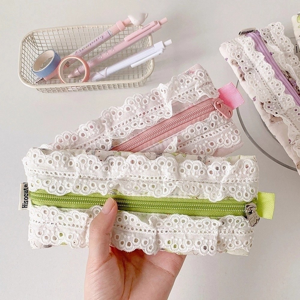 Estojo de Papelaria com Laço,  - Aesthetic Large Pencil Case Pouch avaliação e preço