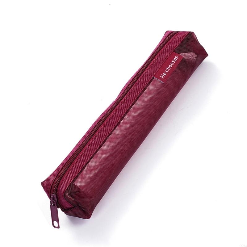 CORA Estojo malha transparente - Clear Mesh Pencil Pouch For Exam avaliação e preço