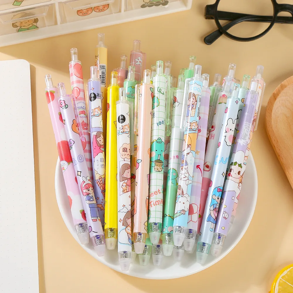 20 Canetas Gel Apagáveis Kawai - Retractable Eraser Pen Click avaliação e preço