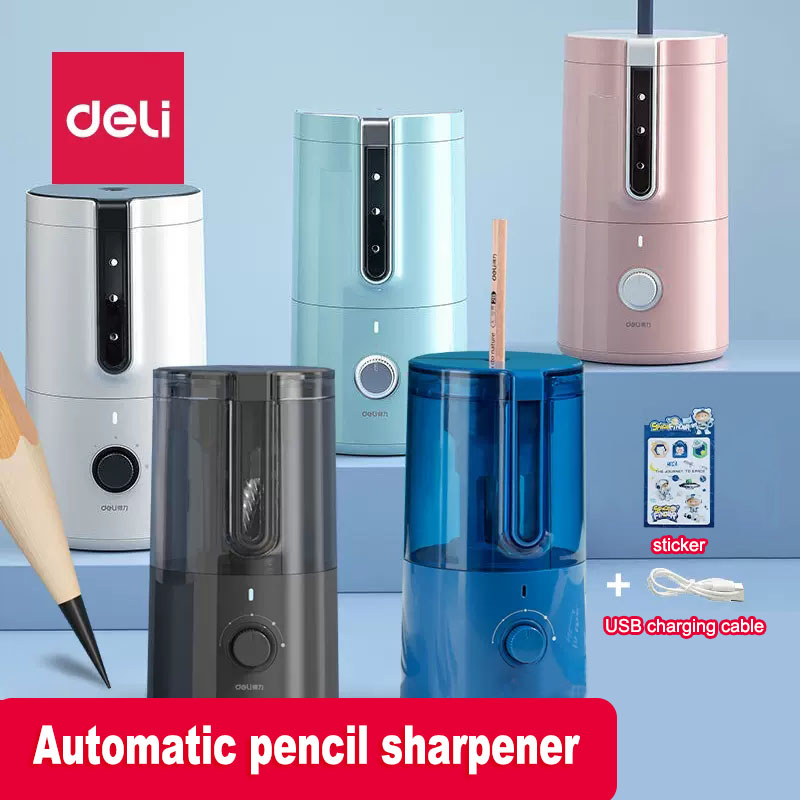 Deli apontador de lápis elétri - Electric Pencil Sharpener Usb avaliação e preço
