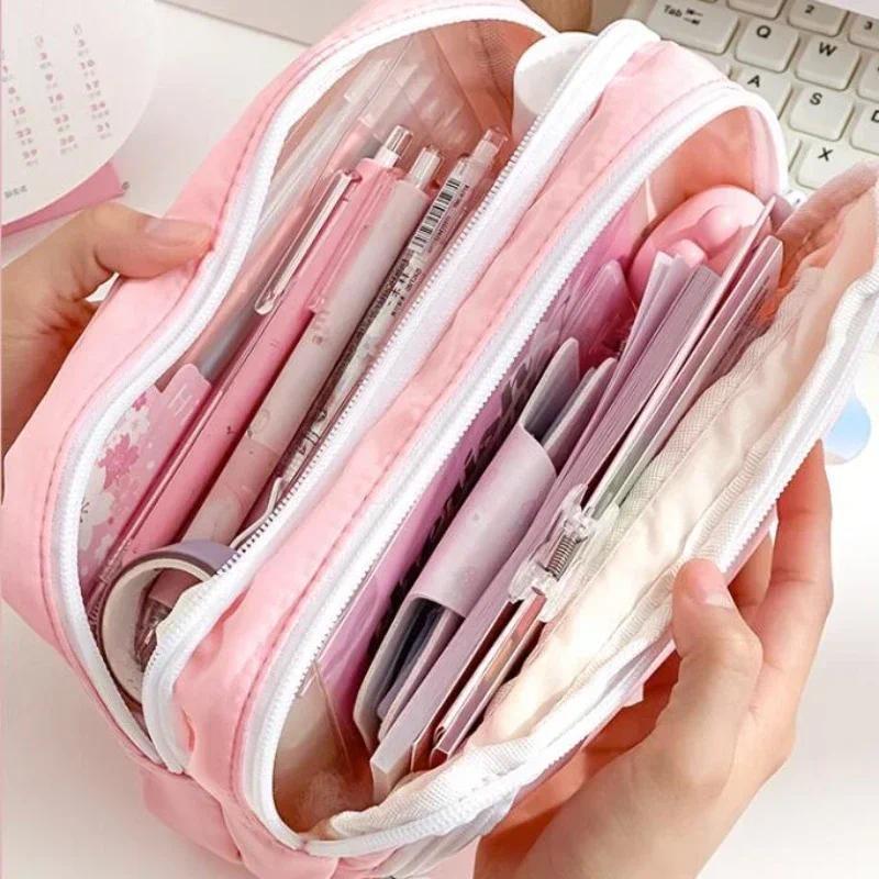 Estojo de Lápis Estético Portá - Aesthetic Large Pencil Case Pouch avaliação e preço