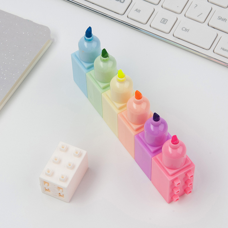 Pastel Cor Body Building Block - Pastel Highlighter Set Double Ended avaliação e preço