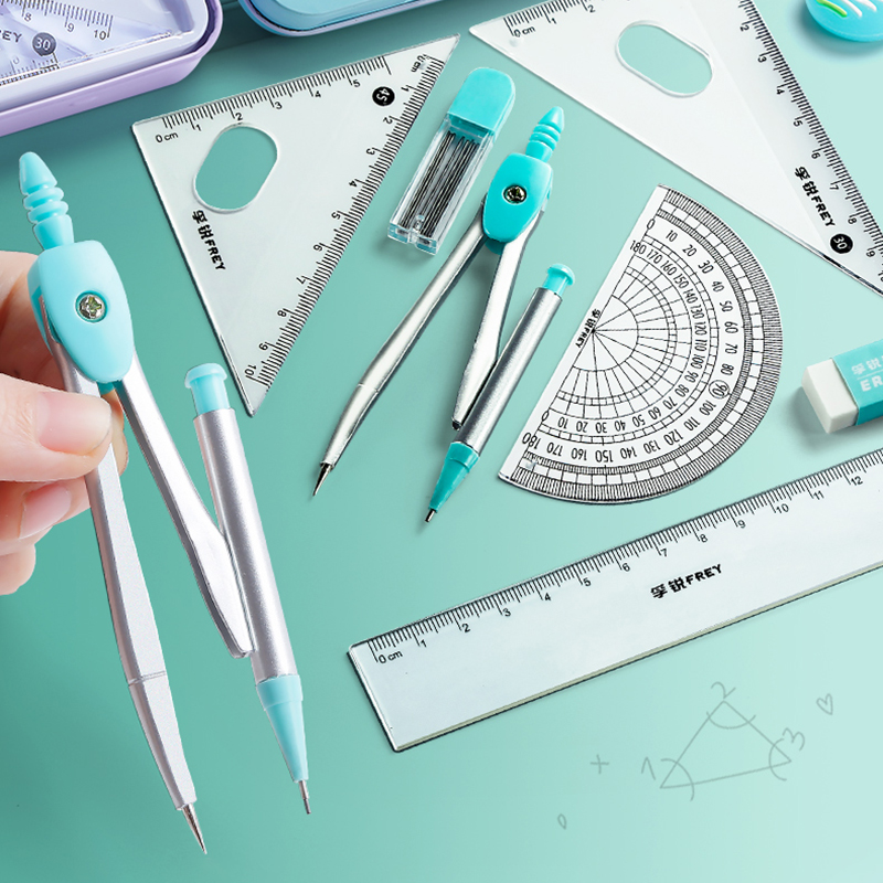 Conjunto de bússola de aço ino - Math Geometry Set With Compass avaliação e preço