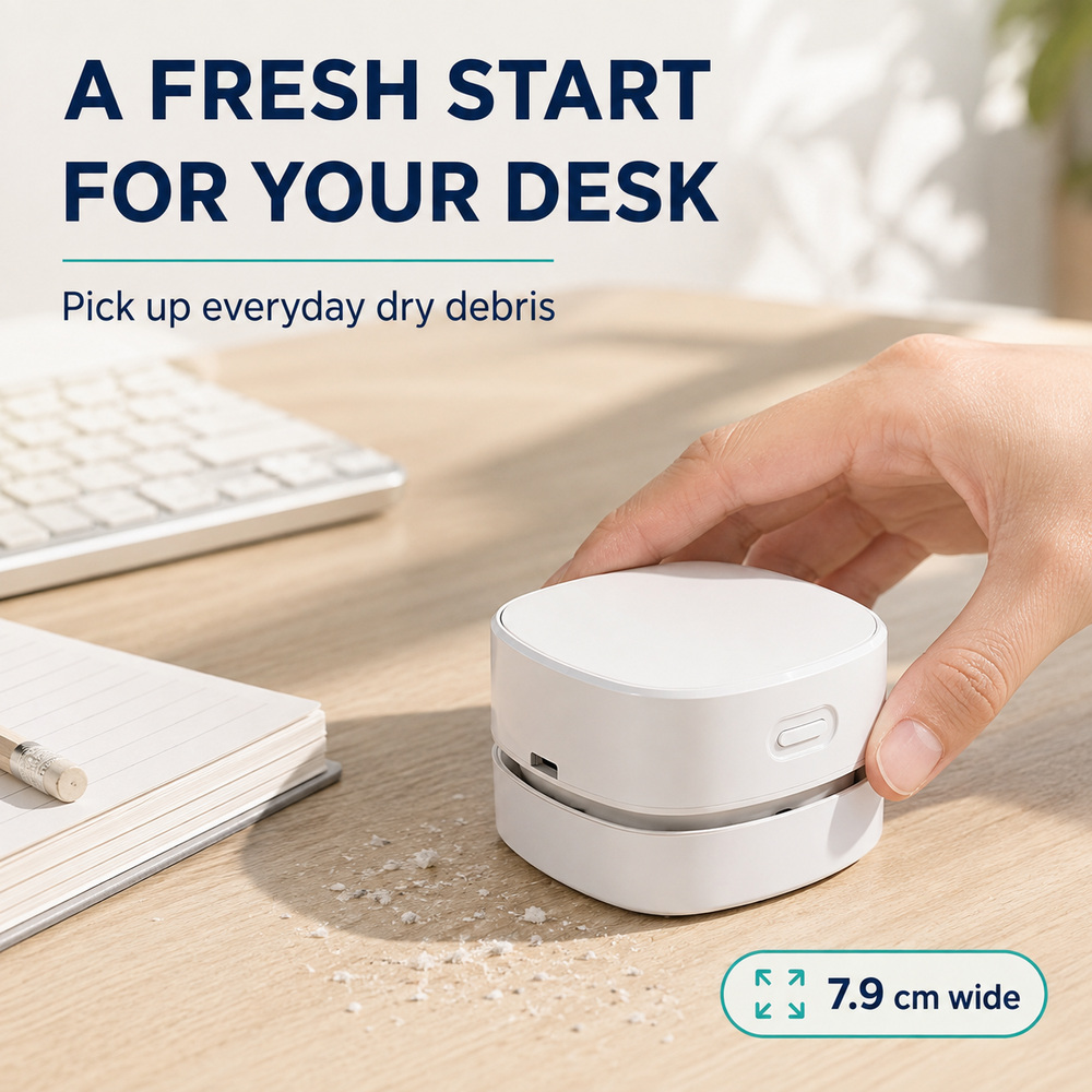 Aspirador de Pó Portátil de Me - Mini Desktop Vacuum Cleaner For Eraser Dust avaliação e preço