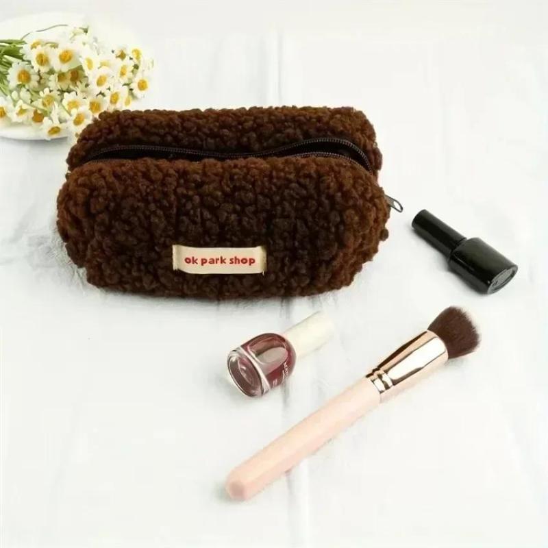 Bolsa de Armazenamento de Pelú - Aesthetic Large Pencil Case Pouch avaliação e preço