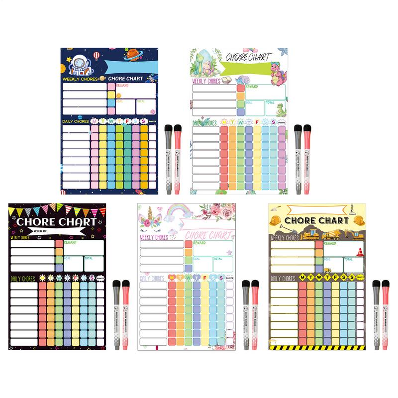 Gráfico de tarefas magnético,  - Kids Magnetic Reward Chart Board avaliação e preço