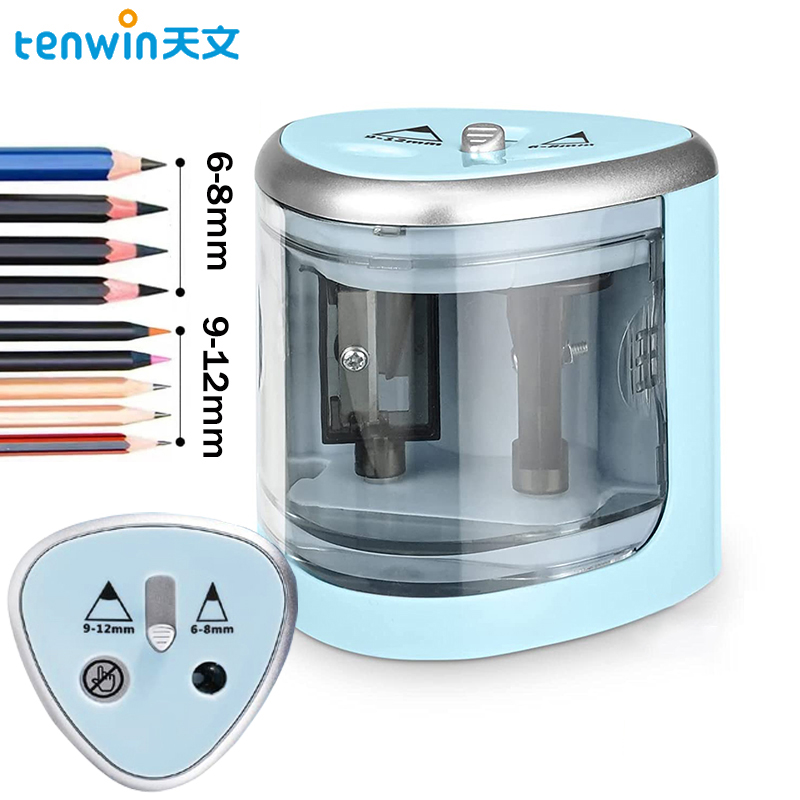 Tenwin-Two-Hole Lápis Sharpene - Electric Pencil Sharpener Usb avaliação e preço