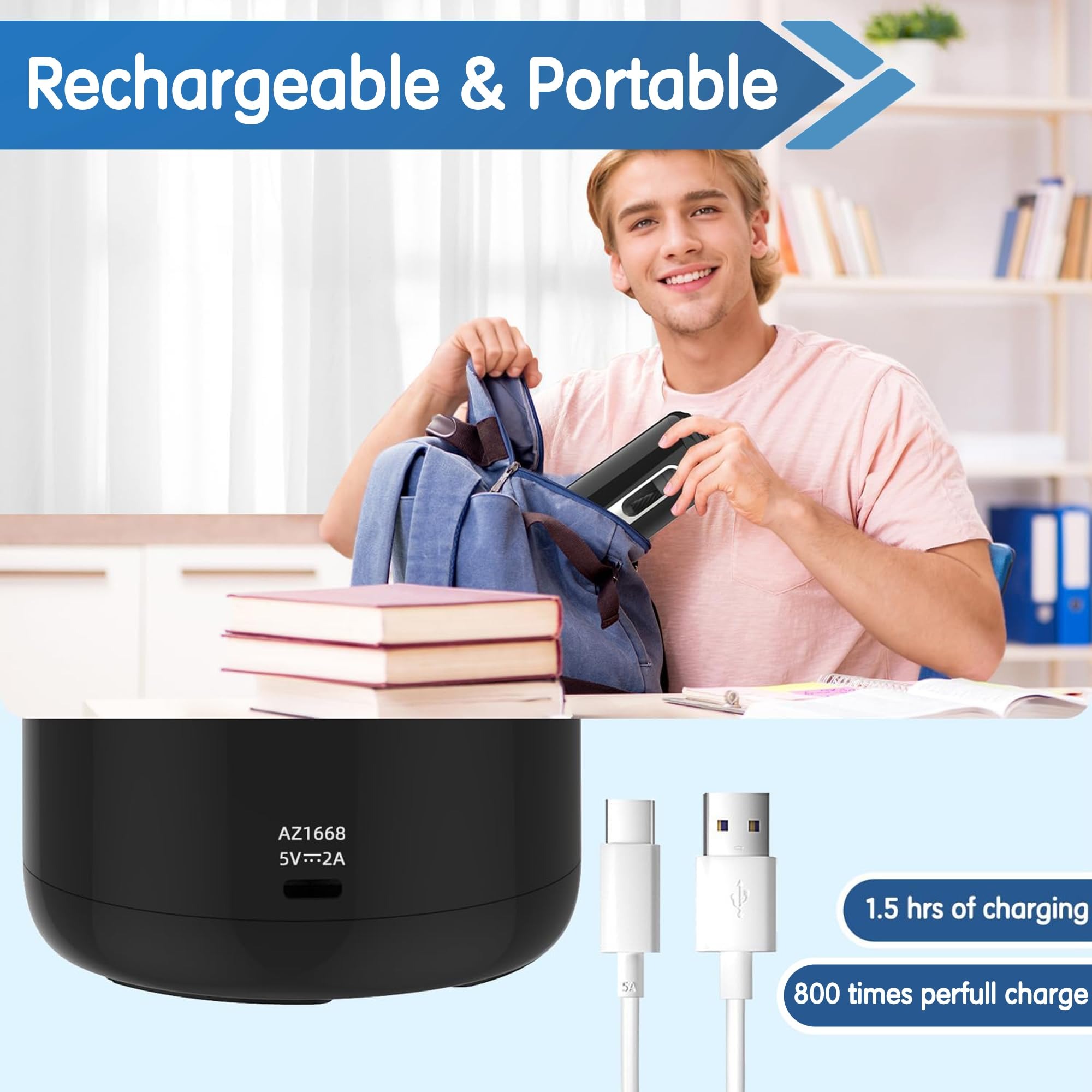 Apontador de Lápis Elétrico De - Electric Pencil Sharpener Usb avaliação e preço