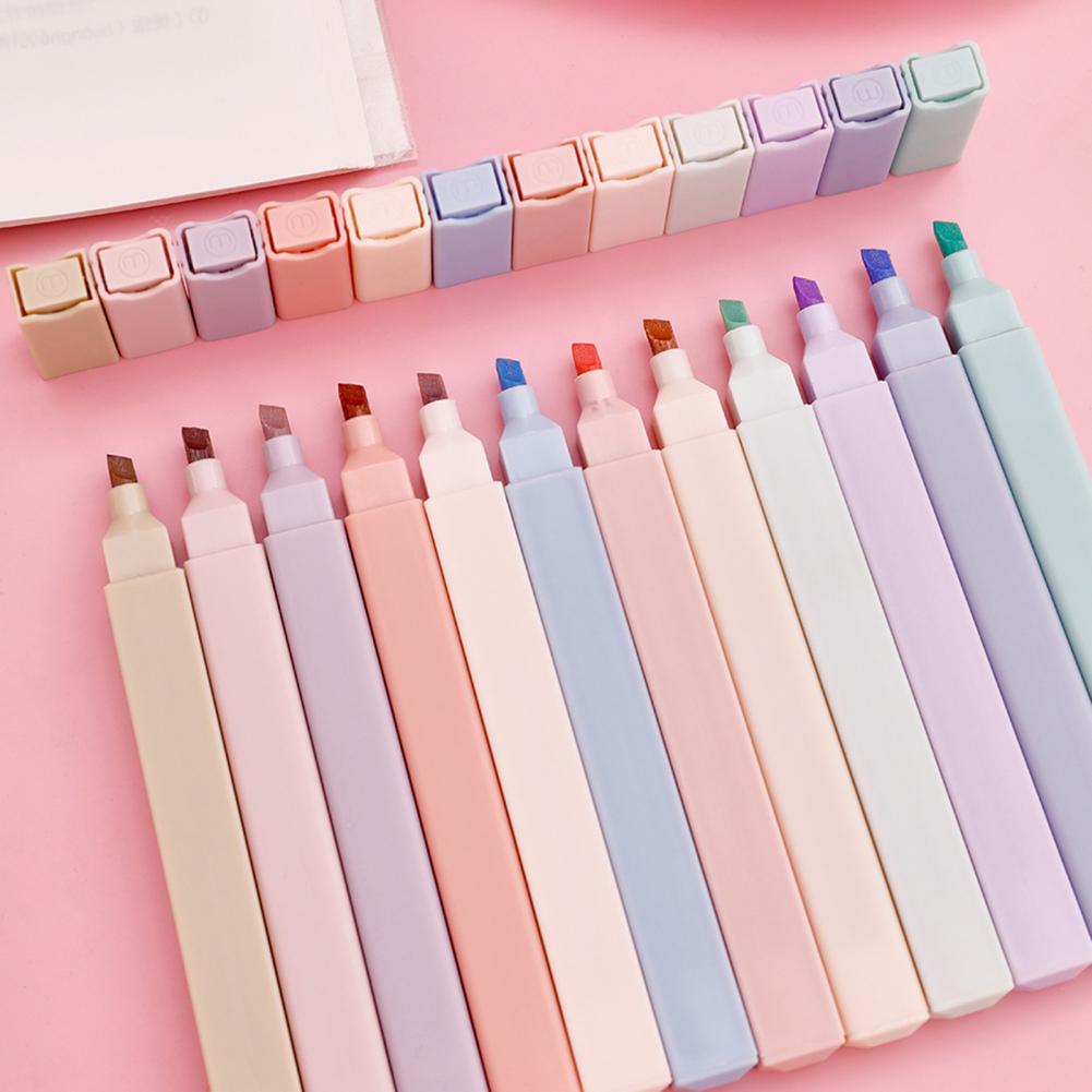 Marcadores Coloridos 6 Peças,  - Pastel Highlighter Set Double Ended avaliação e preço